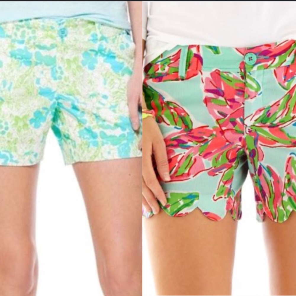 2 pair of Lilly Pulitzer Shorts Size 2
